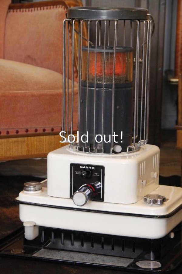 サンヨー OHC-27AC 自動点火式石油ストーブ，新品ガラス芯 - BURN-UPS!