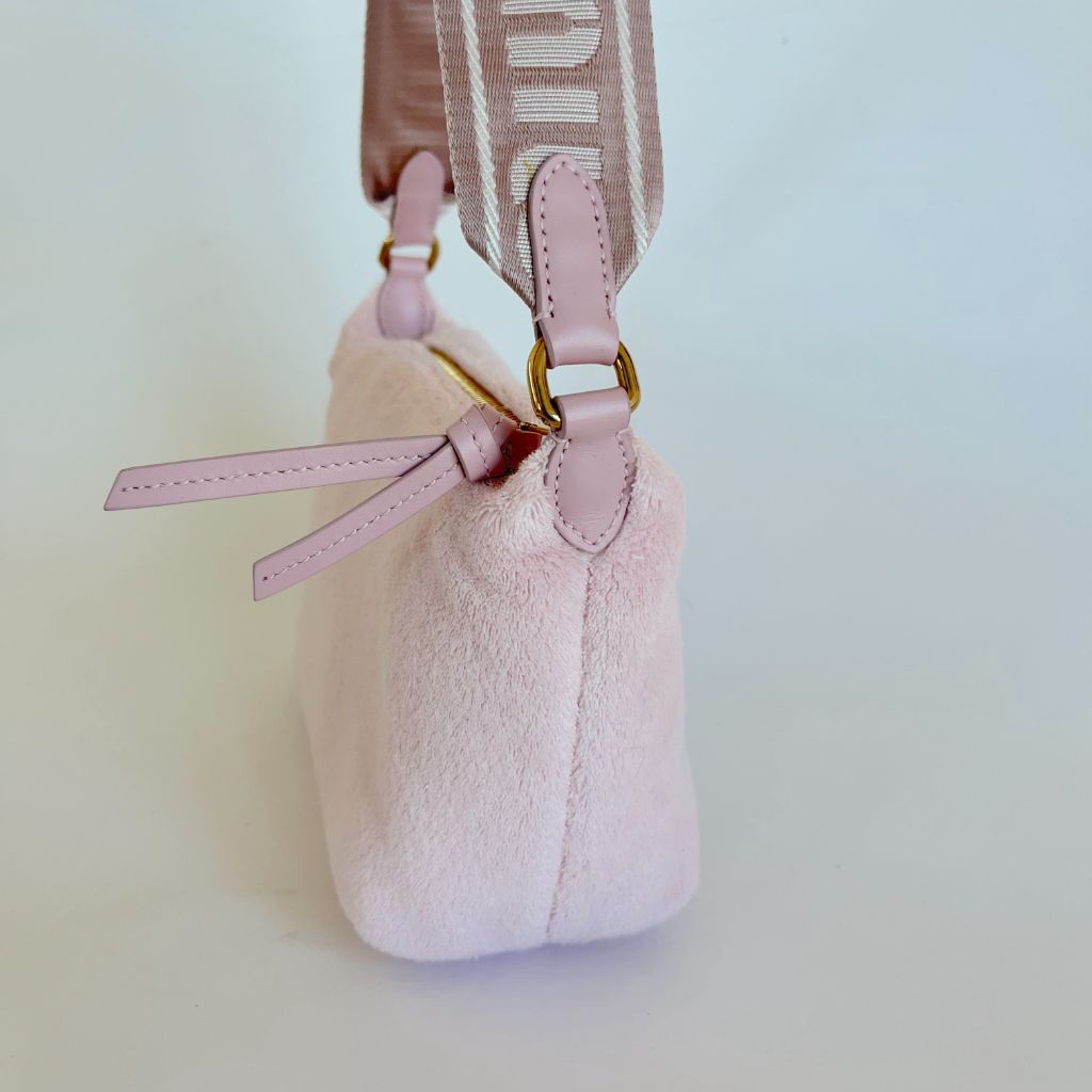 Miu Miu Terry Cloth Pink Bag - BOPF | Business of Preloved Fashion