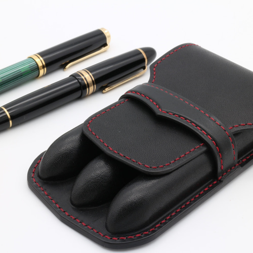 オーダー】 3本挿し万年筆ケース 絞りタイプ M1000・モンブラン149用