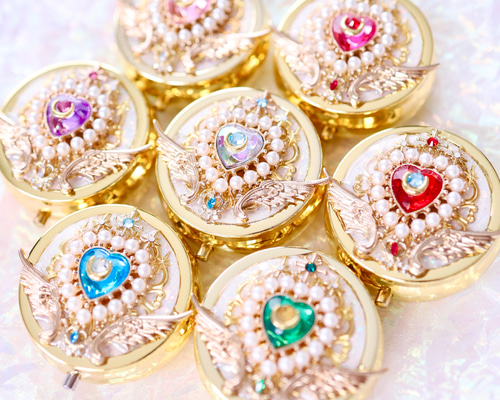 クリスタルハートピルケース ✨全7色 その他アクセサリー AnJurg💎発送