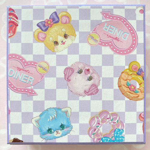 ミニ蛇腹ファイル おすそ分けファイル No.6 フレークシール ayyjewel