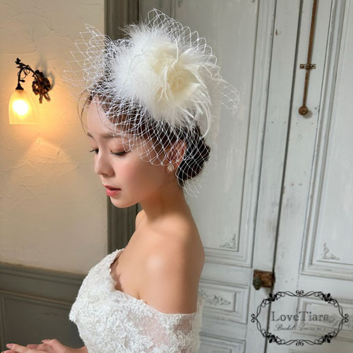 ヘッドドレス【エレナ】H-32|ウエディング 結婚式 花嫁 披露宴