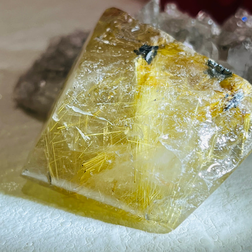 太陽ルチル✨ タイチン ゴールド ルチルクォーツ クリスタル 水晶 原石