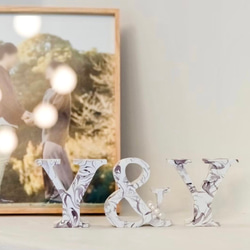 世界にひとつだけのイニシャルオブジェ.*結婚式/ウェディング/レター