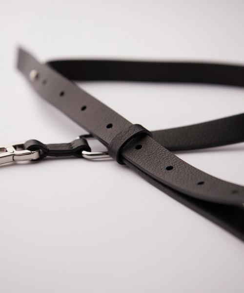 GRANCY】Carabiner Design LeatherBelt / カラビナデザインレザー