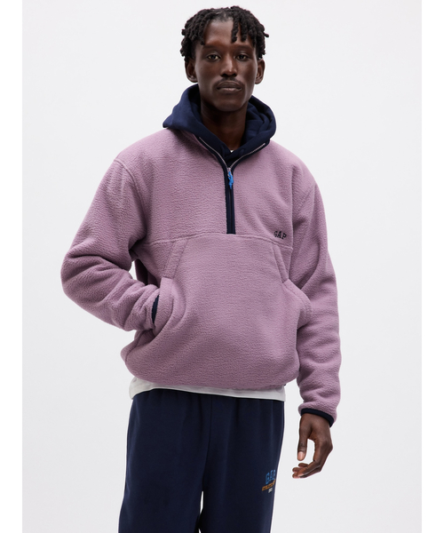 GAP（ギャップ）の「アークティックフリース ハーフジップアップ プル