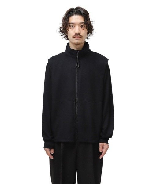 marka（マーカ）の「marka / マーカ：ZIP UP VEST - wool silk beaver