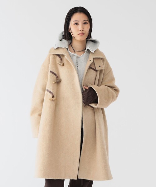 セール】【2/5再値下げ】maturely / シャギー ヘリンボーン ダッフル