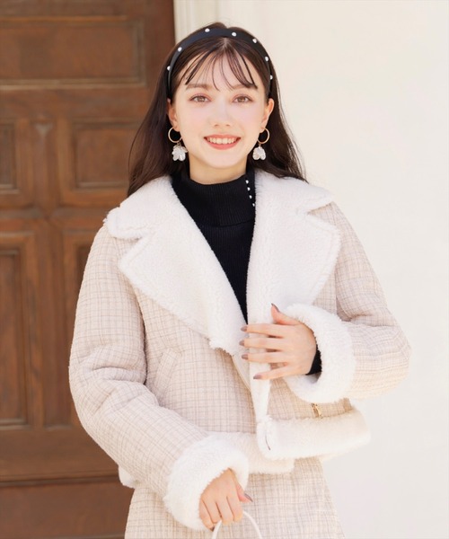 コンダクターツイードジャケットラメ