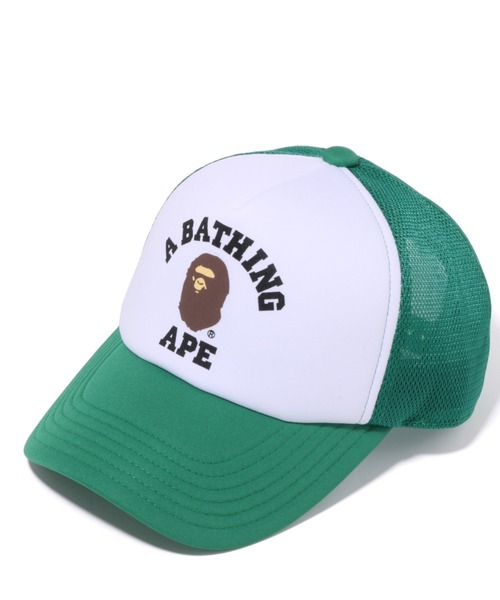 A BATHING APE（アベイシングエイプ）の「WEB限定/COLLEGE MESH CAP M