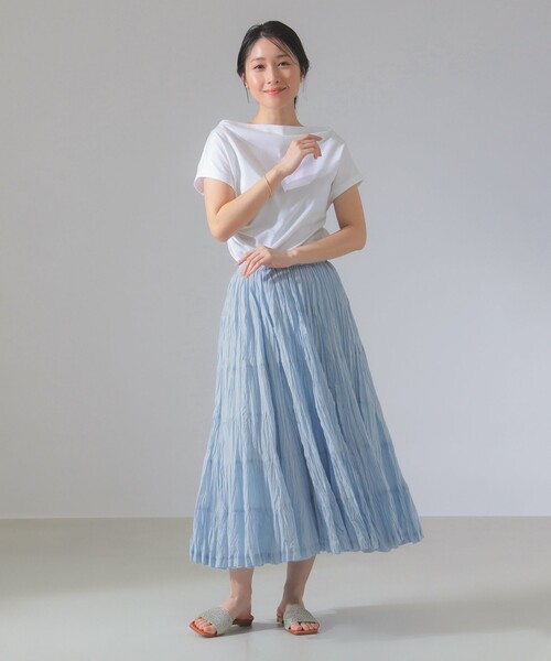 別注】MARIHA / 草原の虹 ソリッド スカート［手洗い可］（スカート