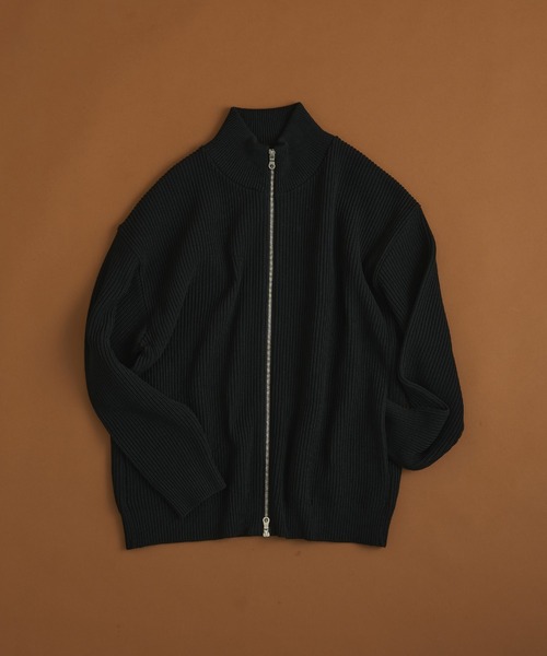 セール】バウンドウールドライバーズニット/ジップカーディガン