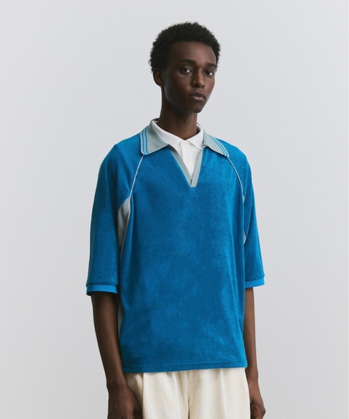 soerte（ソエルテ）の「Loose pile skipper shirt / ルーズパイル