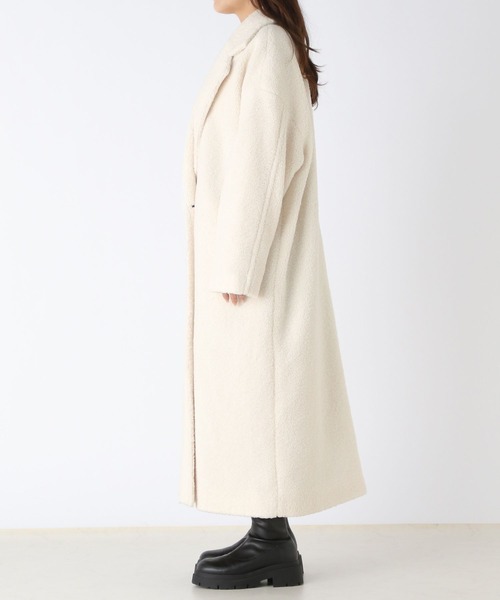 Heather（ヘザー）の「ボアロングコート 986280（チェスターコート
