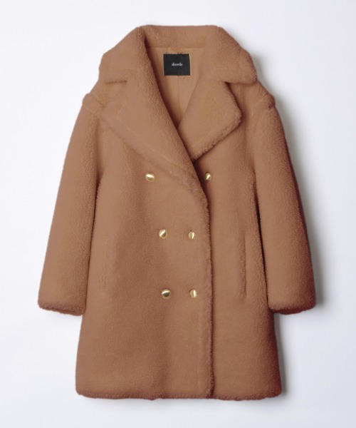 allureville（アルアバイル）の「ウールMIXボアPコート（その他