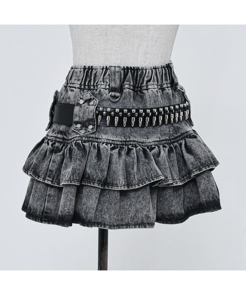 REFLEM/レフレム』弾丸ベルト付きフリルスカート（スカート）｜REFLEM