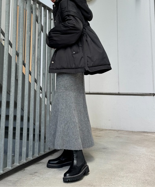 willfully ポンチョコート 2023aw willfully ポンチョコート グレー