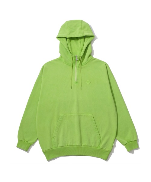 KEBOZ（ケボズ）の「GARMENT DYE SWEAT HALF ZIP HOODIE（パーカー