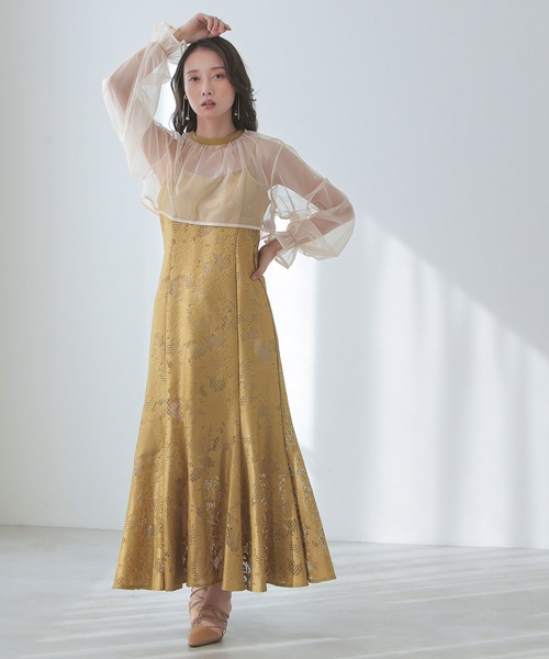 セール】チュールボレロセット メニーウエイ パーティー ドレス 結婚式