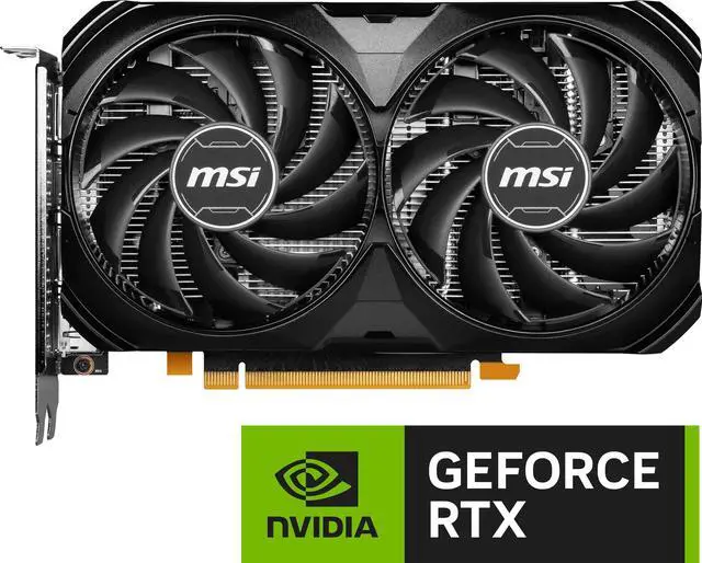 MSI Ventus GeForce RTX 4060 Graphics Card RTX 4060 VENTUS 2X BLACK