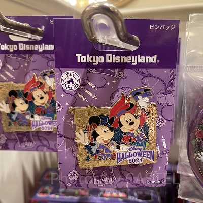 ピンバッジ （ディズニーハロウィングッズ2024）| キャステル | CASTEL