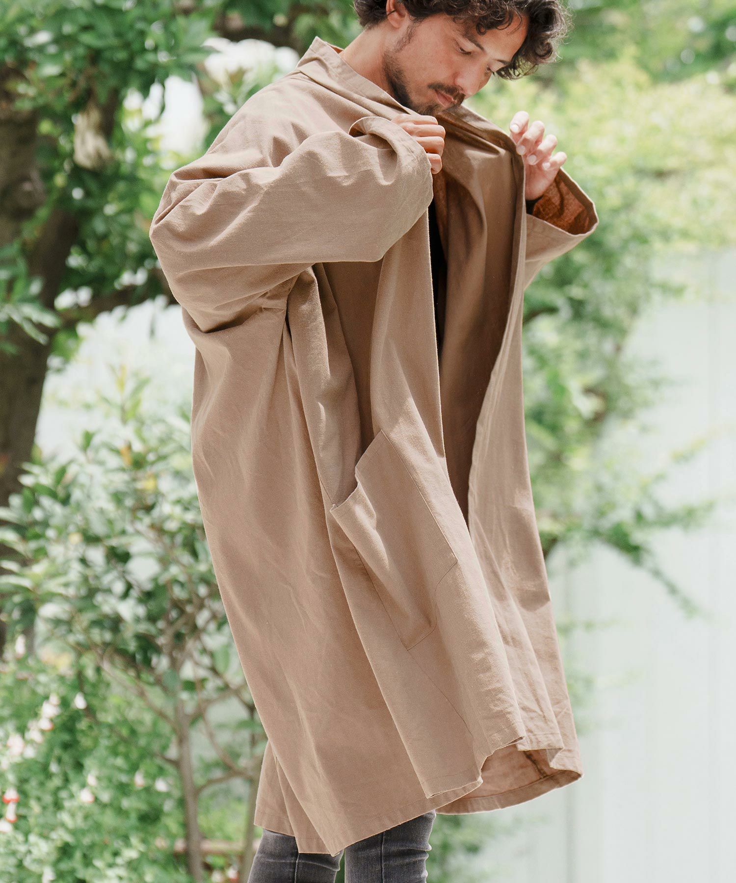 30%OFF【CAMBIO(カンビオ)】KIMONO Like Gown ガウン(A10423cmb