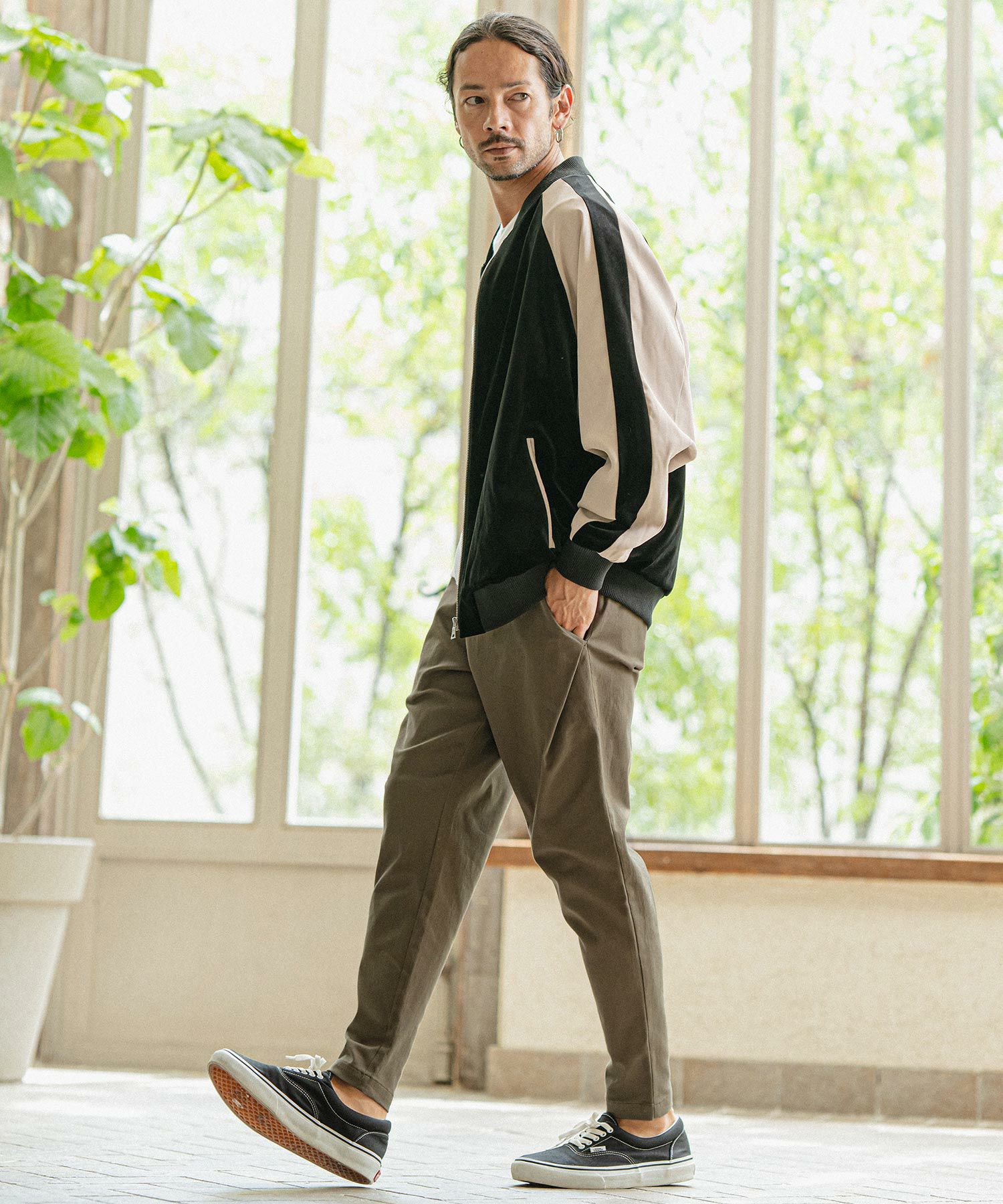 CAMBIO(カンビオ)】サルエルテーパードパンツ | CAMBIO カンビオ