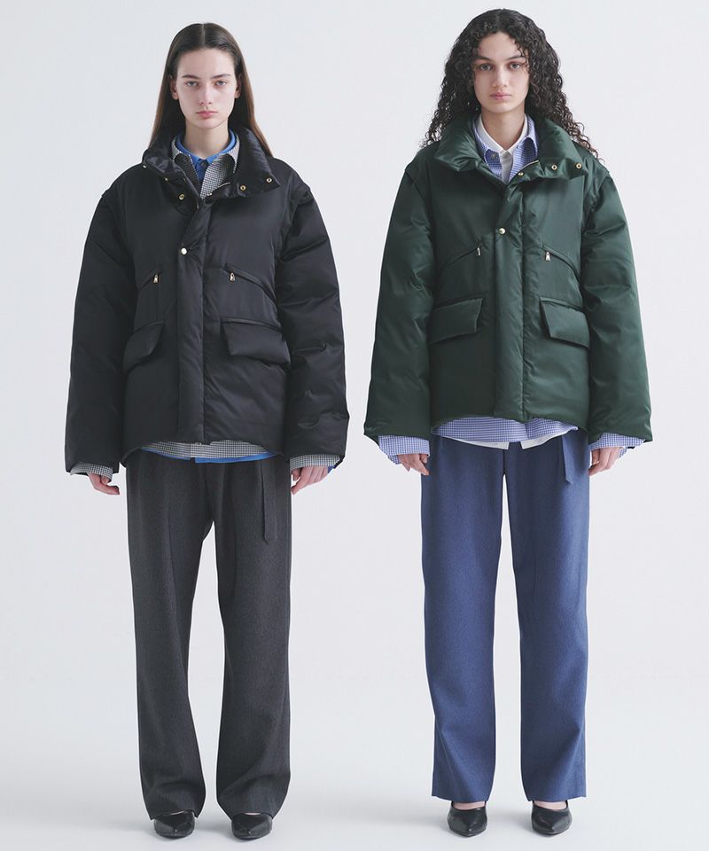 50%OFF【CULLNI(クルニ)】High Count Taffeta Removable Sleeve Down