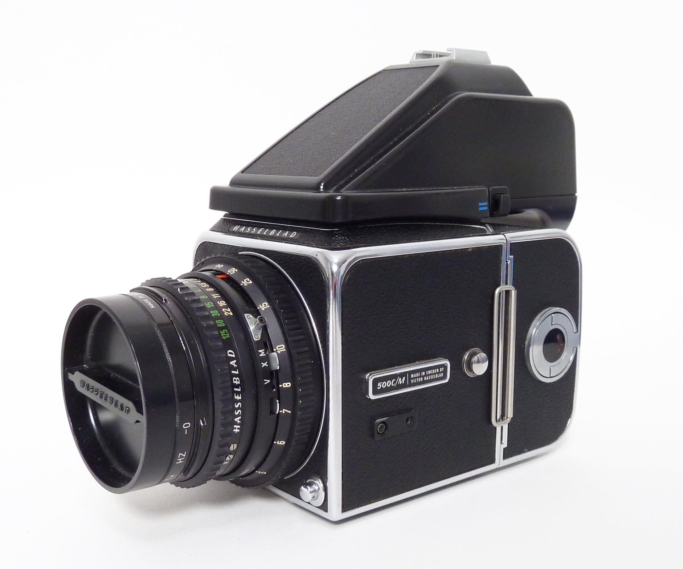 Hasselblad 500C/M Black with Planar 80mm f2.8 T* Black Lens - A12