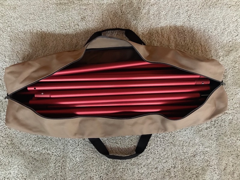 スノーピークのポールキャリングケースは収納力抜群！ 20本以上ポール