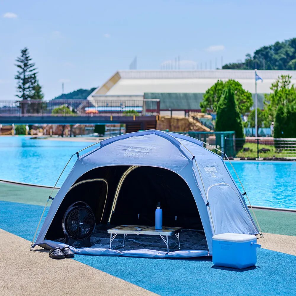 コールマン2025年新商品「スクリーンシェード DR（ゼンブルー