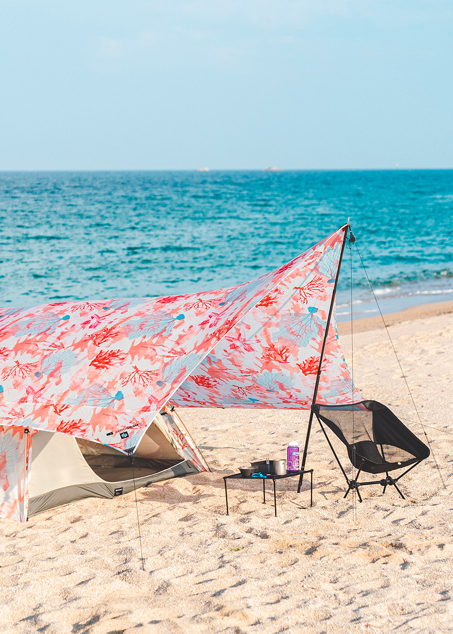 ゼログラムから10周年記念のテント・タープなど「Coralシリーズ」登場