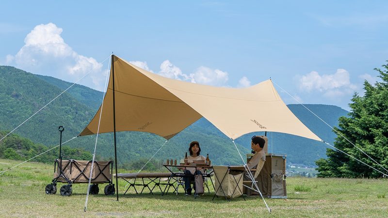 DODから付属品全部入りのTC素材タープ「いつかのタープTC」登場