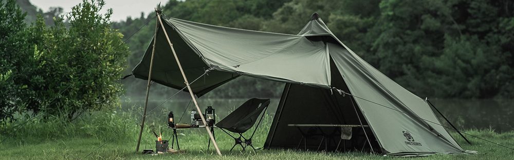 OneTigrisから二股ポールのTCテント「CONIFER TCチムニーテント」登場