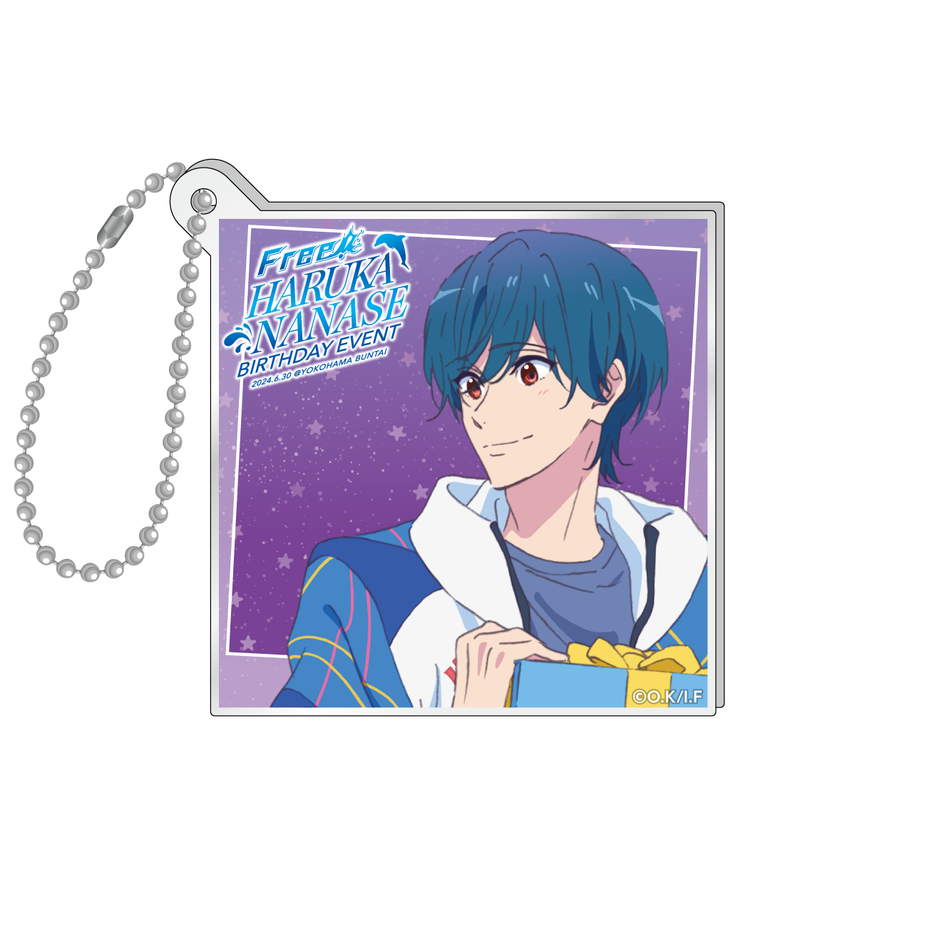 Free! Link up Smile! Birthday 缶バッジ 桐嶋郁弥 Free!Link up Smile