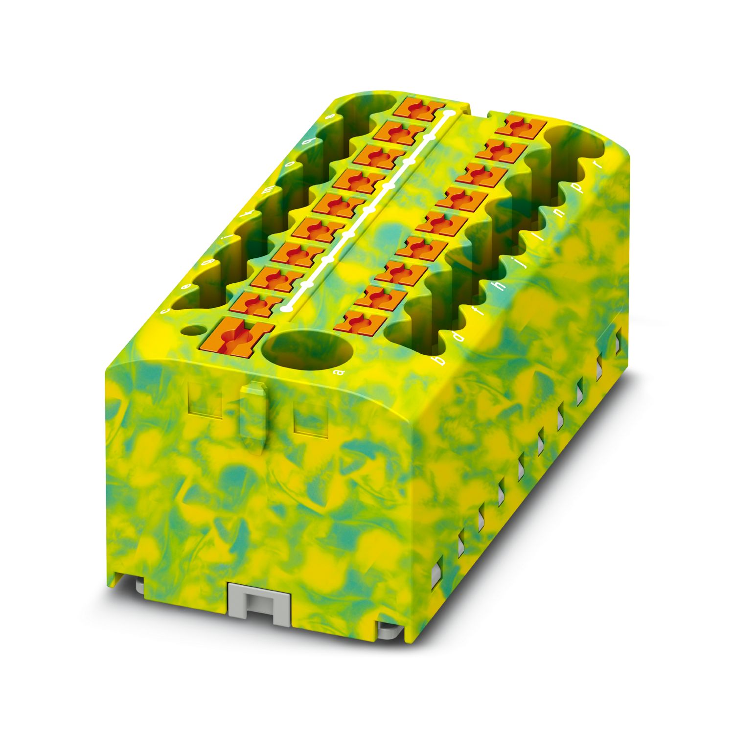 PTFIX 6/18X2,5 GNYE - Distribution block - 1091670 | Phoenix Contact