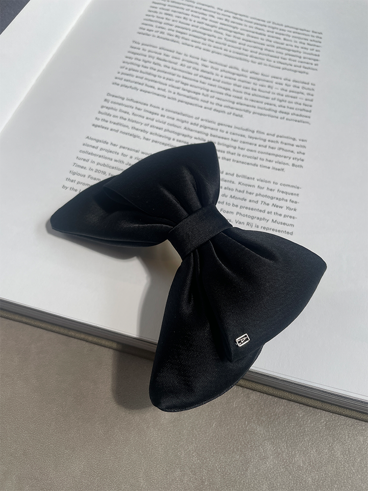 ALEXANDRE DE PARIS アレクサンドル ドゥ パリ シルクリボン バレッタ