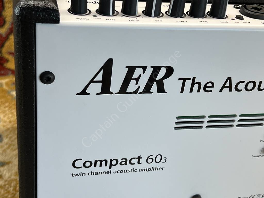 2013 AER - Compact 60 3 - Twin Channel Acoustic Amplifier - ID