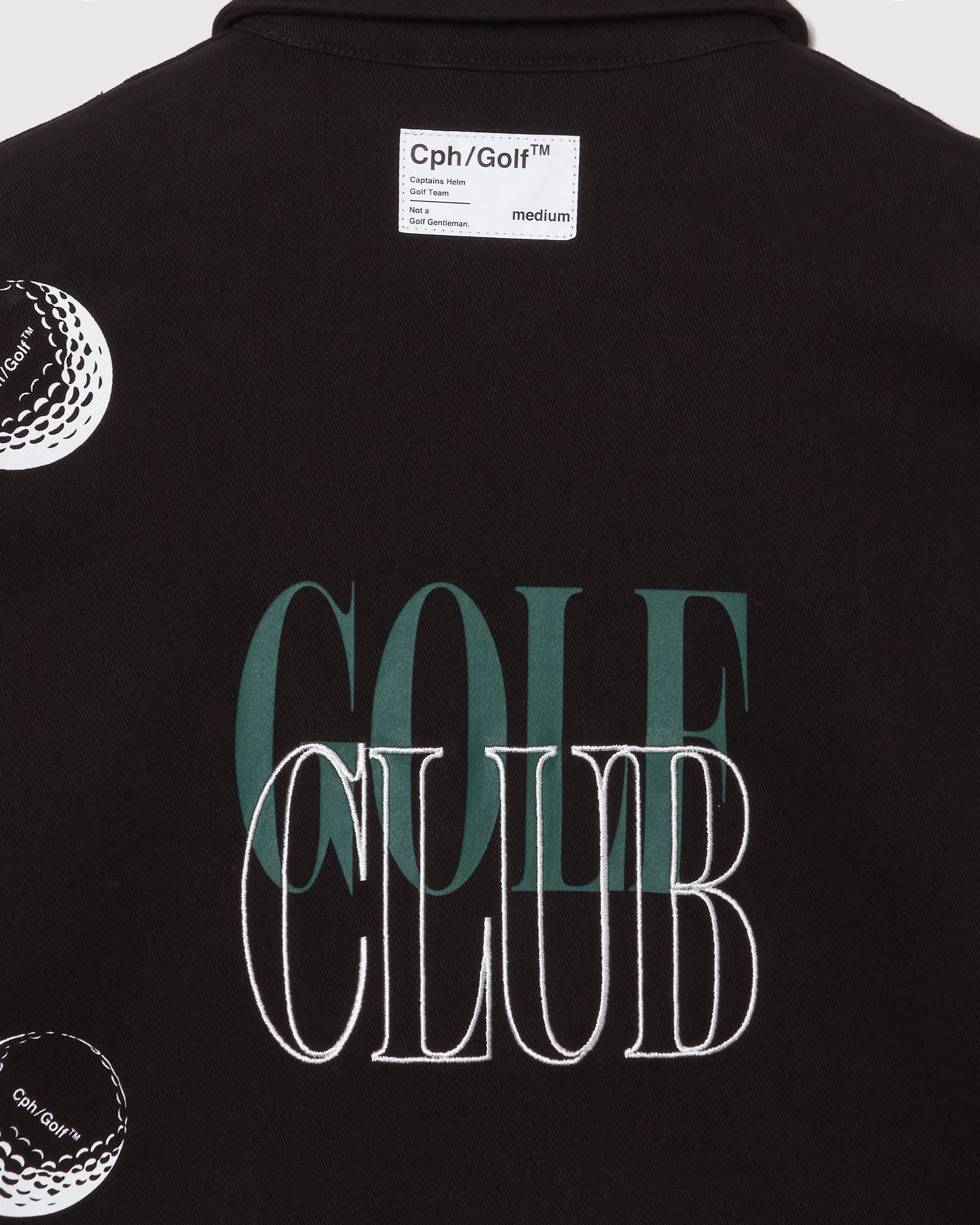 11 Cph/Golf™ ブラックスウェットジャケット 11 Cph/Golf™ ブラック