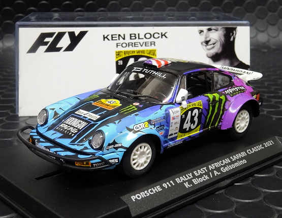 FLY 1/32 ｽﾛｯﾄｶ- A2054 ◇ Porsche 911 #43/Ken Block. East African