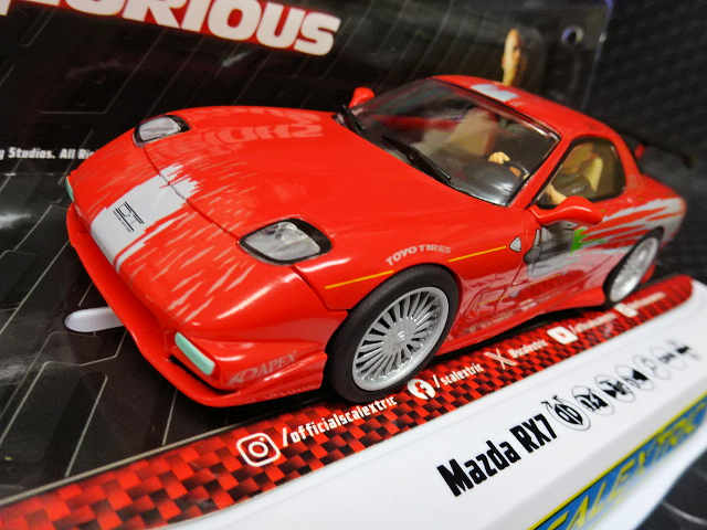 scalextric1/32 ｽﾛｯﾄｶｰ C4592◇ Mazda RX7 - Dom Turetto. 映画