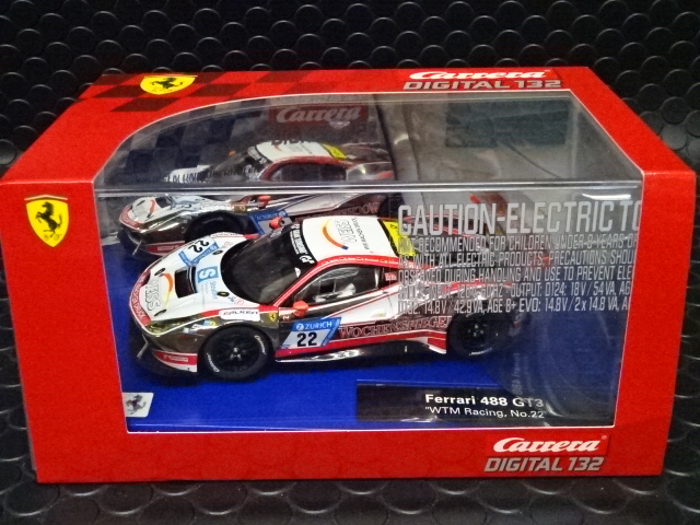 Carrera Digital 132 ｽﾛｯﾄｶｰ 30868◇Ferrari 488 GT3 #22