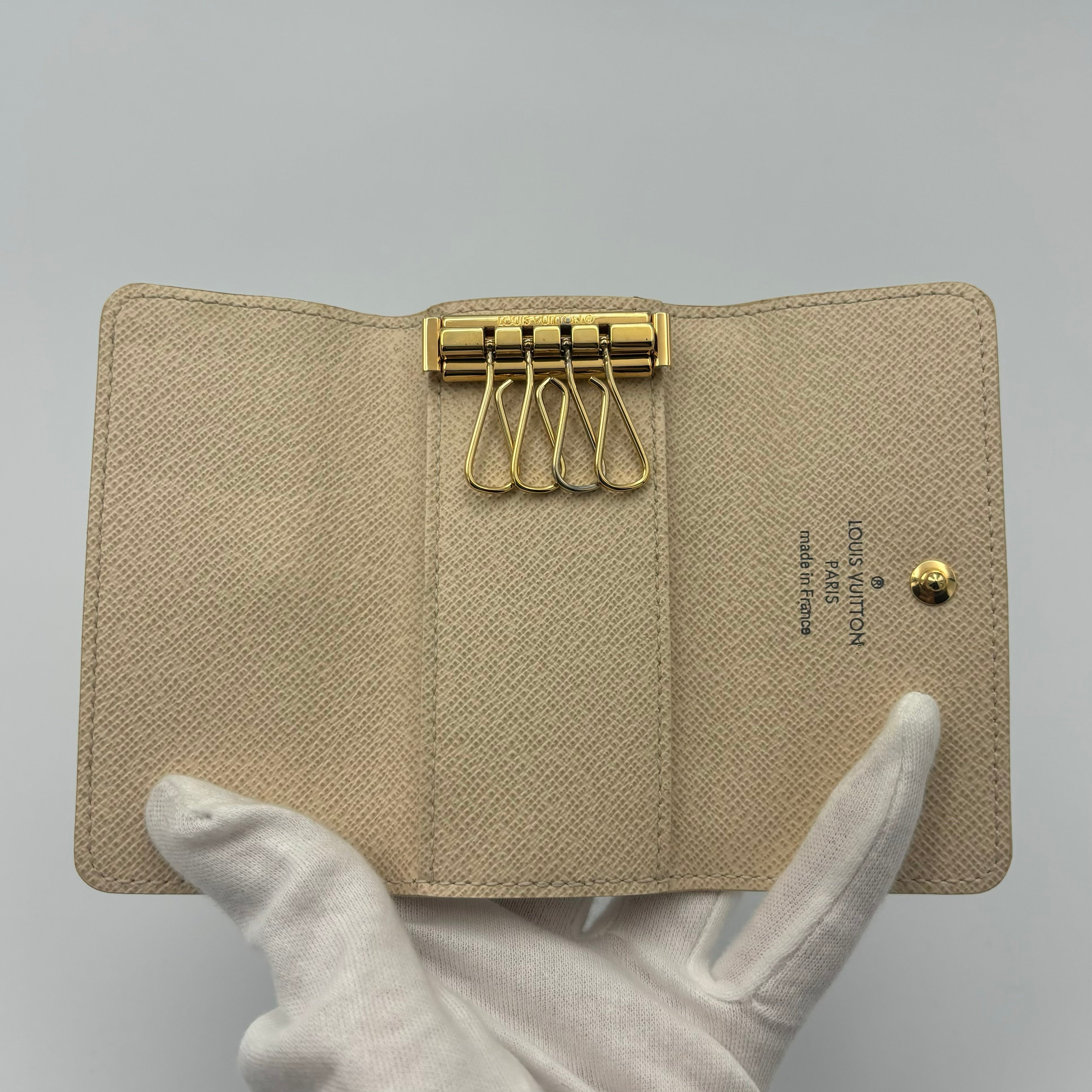 LOUIS VUITTON ダミエ・アズール ミュルティクレ4 キーケース