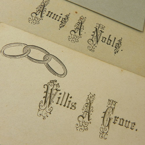 アンティークカード、アンティークペーパー、コーリングカード