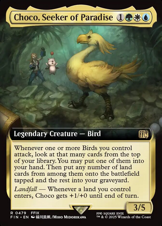 Choco, Seeker of Paradise · Final Fantasy (FIN) #479 · Scryfall