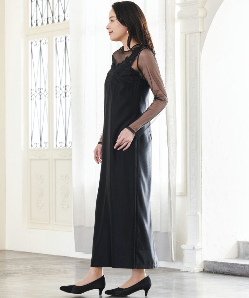 Ameri VINTAGE アメリヴィンテージ ウントレニーカットワークドレス