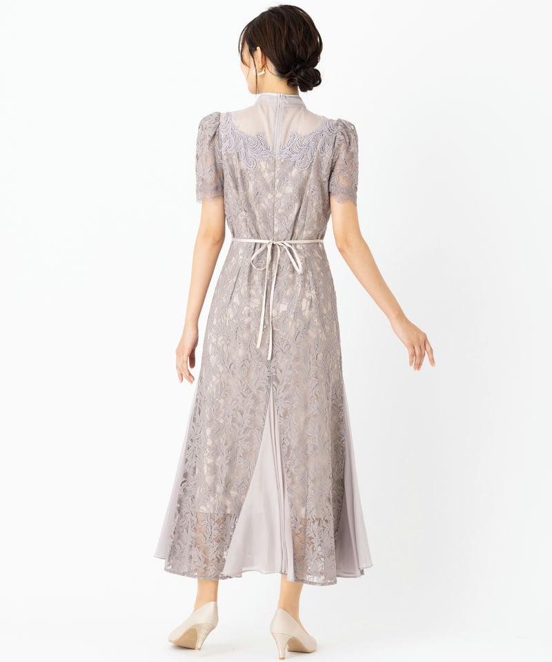 SNIDEL スナイデル シノワズリレースドレス その他 x グレー系 | 結婚