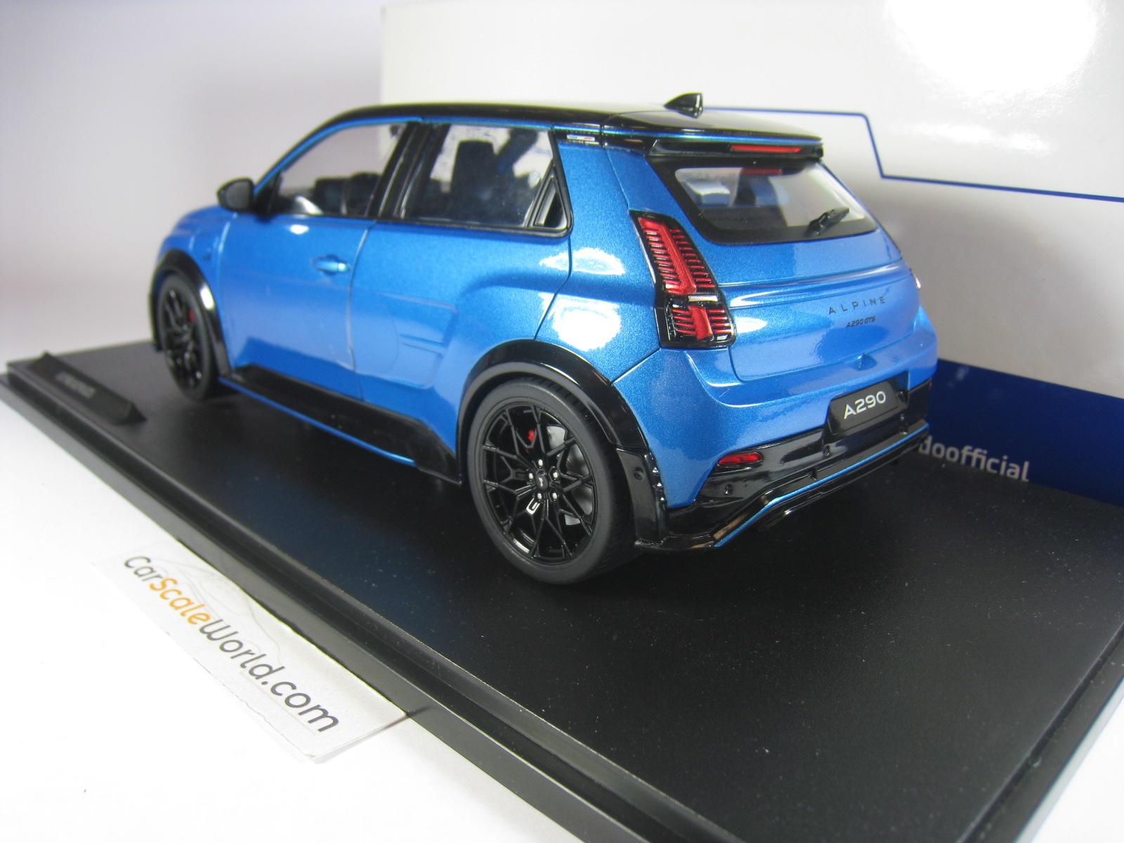 ALPINE A290 GTS 2024 1/18 SOLIDO (BLEU ALPINE) - Carscaleworld.com