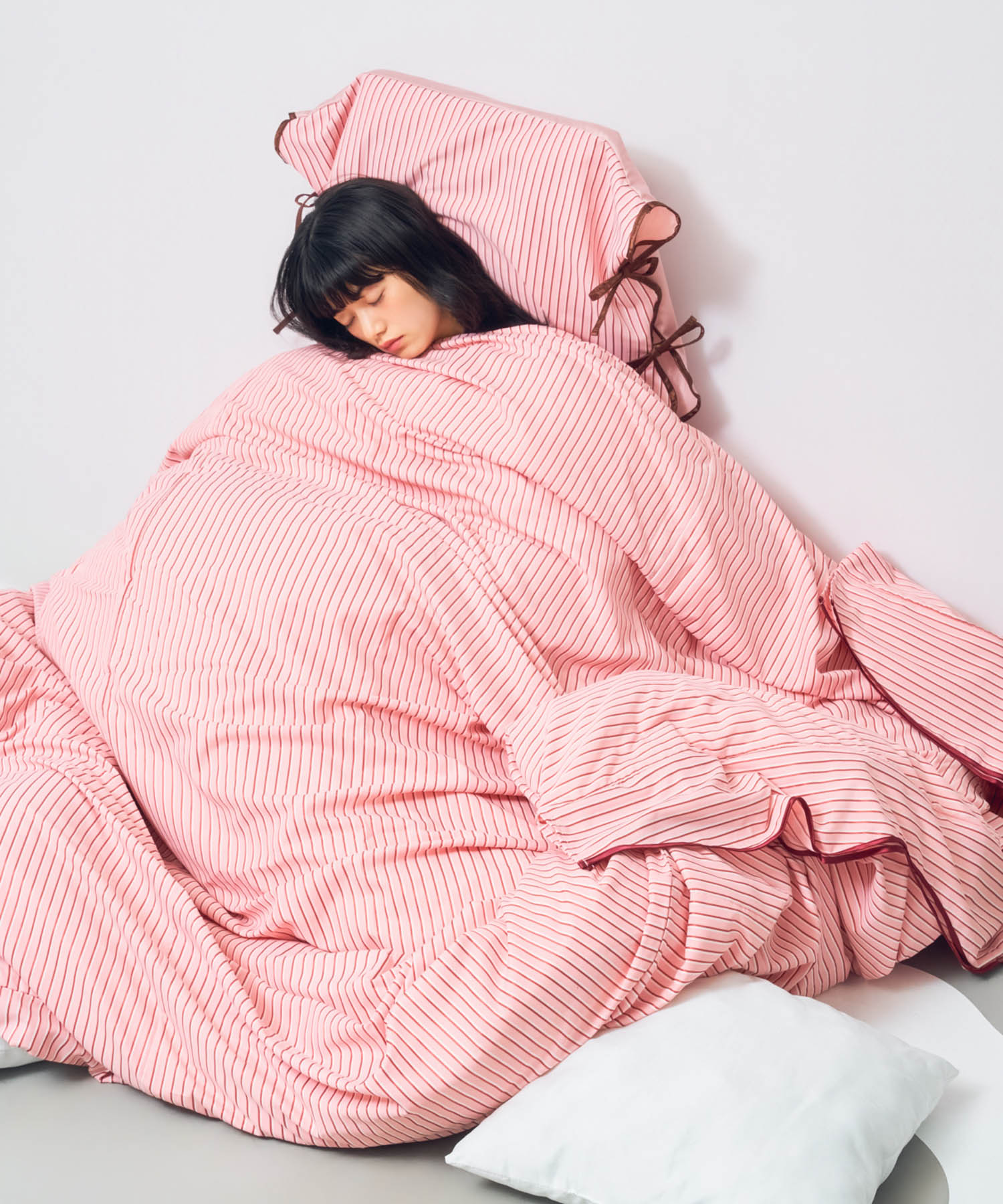 Casselini HOME(キャセリーニ ホーム)ストライプ布団カバー