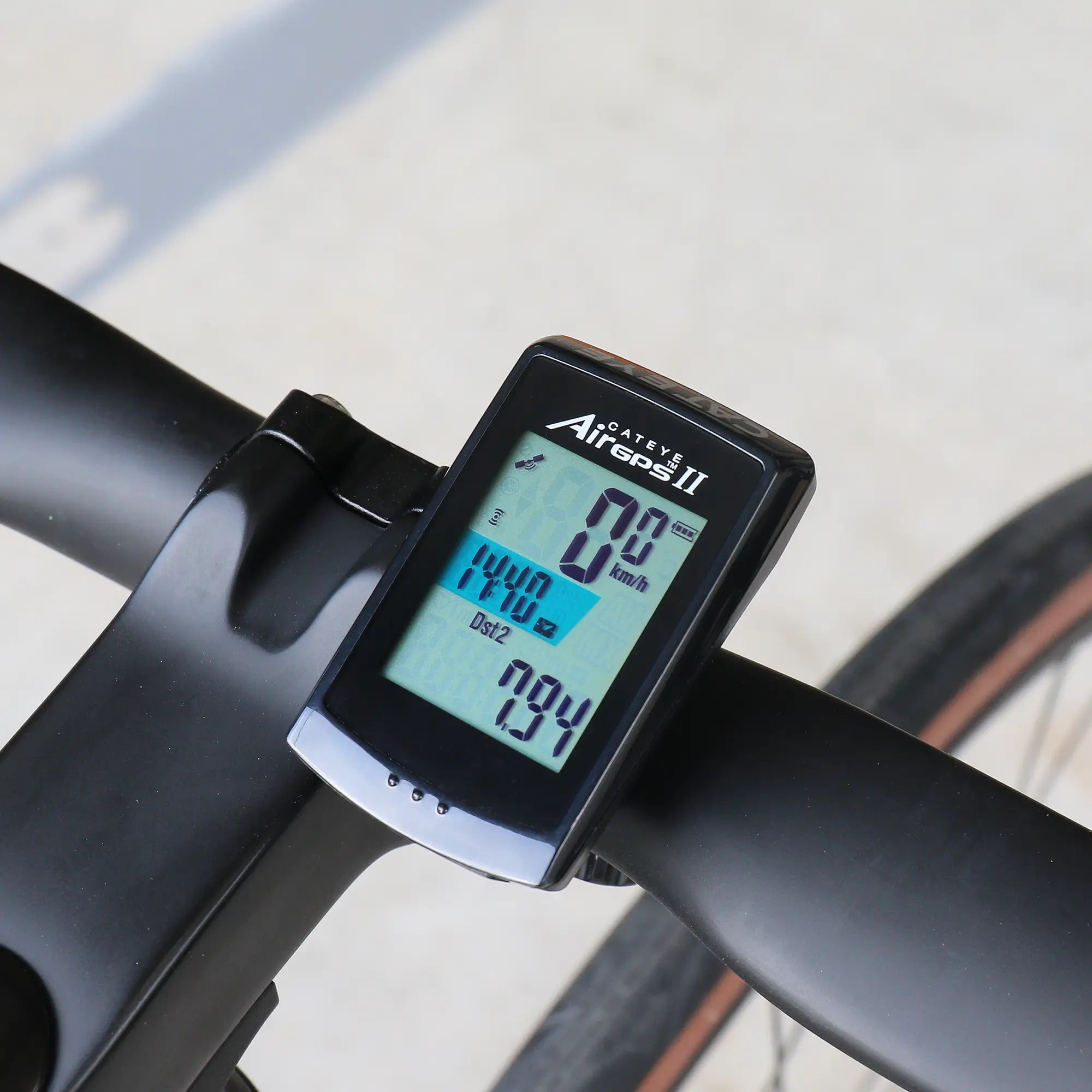 AirGPS II Sensorless 16 hour runtime GPS Cycling Computer – CATEYE